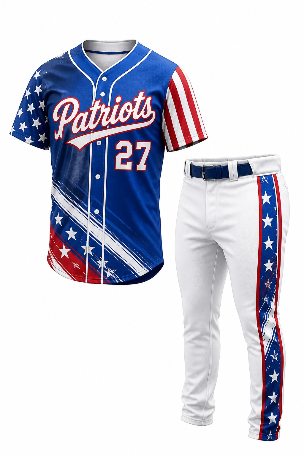 Custom Pro Baseball Uniform #07