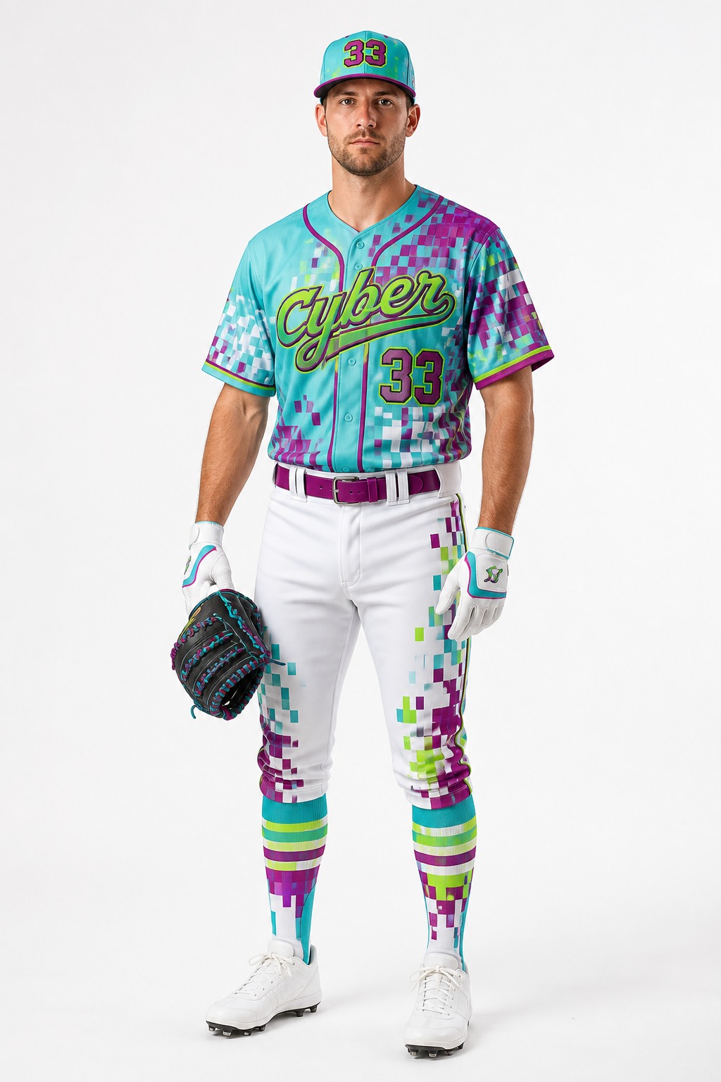 Custom Pro Baseball Uniform #09